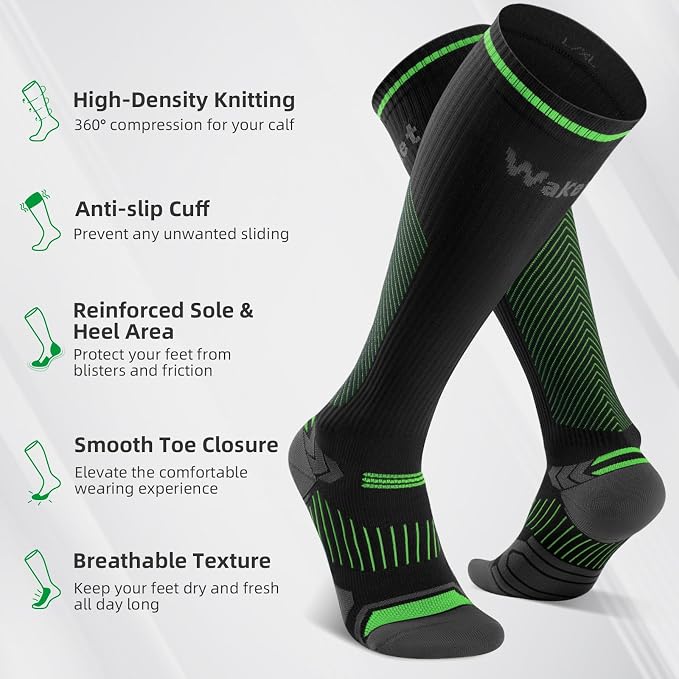 Compression Socks for Women Men 3 Pairs, Compression Stockings, Fragrance - Image 3