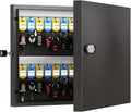 WeHere 48 Key Lock Box with Dual Lock, Combination & Key Unlock, Key Cabinet by WeHereSmartBoxLock