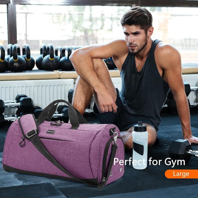 TOPDesign Gym Bag for Women & Men, Unisex Duffel Bag - Image 2