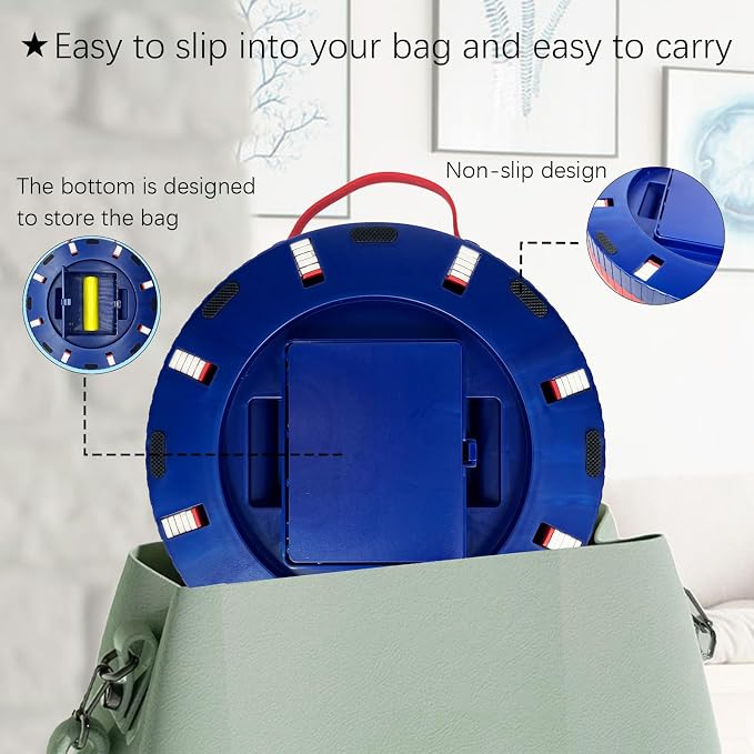 Travel Potty for Toddler, Portable and Foldable Toilet Training Apply to Seat - Image 2