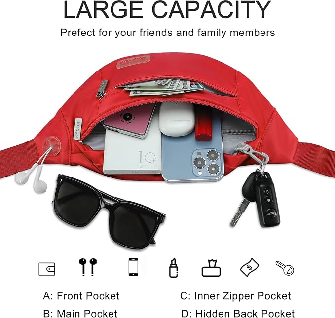 MAXTOP Large Crossbody Fanny Pack - Image 3