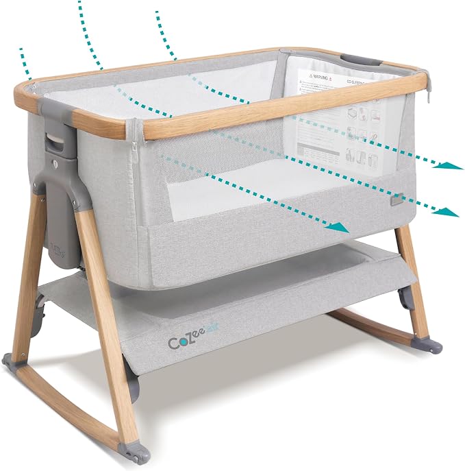 CoZee® Air Baby Bassinet & Bedside Sleeper by TuttiBambini