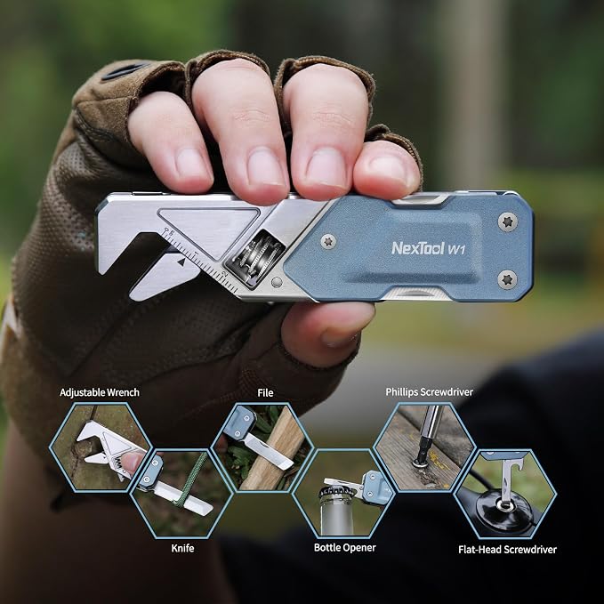 NexTool EDC Multi Tool, 6 in 1 Wrench Multitool - Image 6