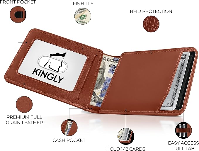 Kingly Cash Pocket Slim Wallet for Men - Image 2