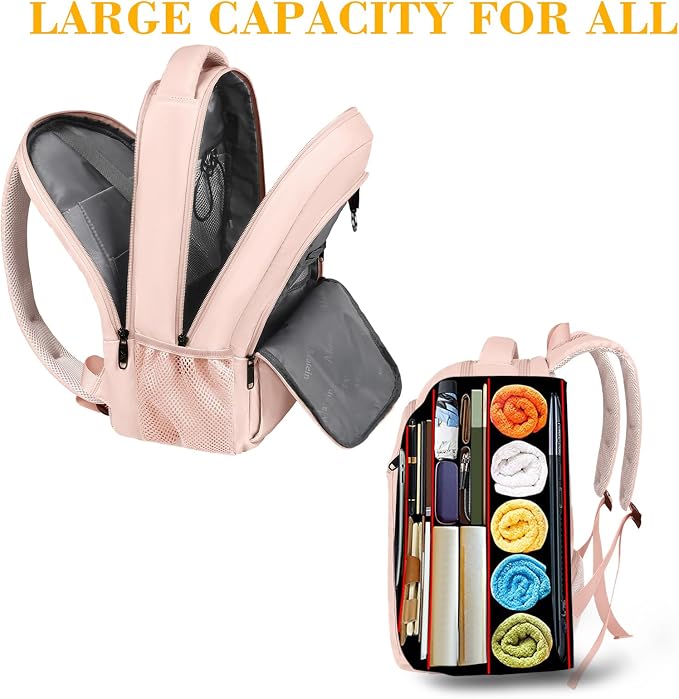 MATEIN 15.6 inch Laptop Backpack, Cute Slim Computer Travel Backpack - Image 7