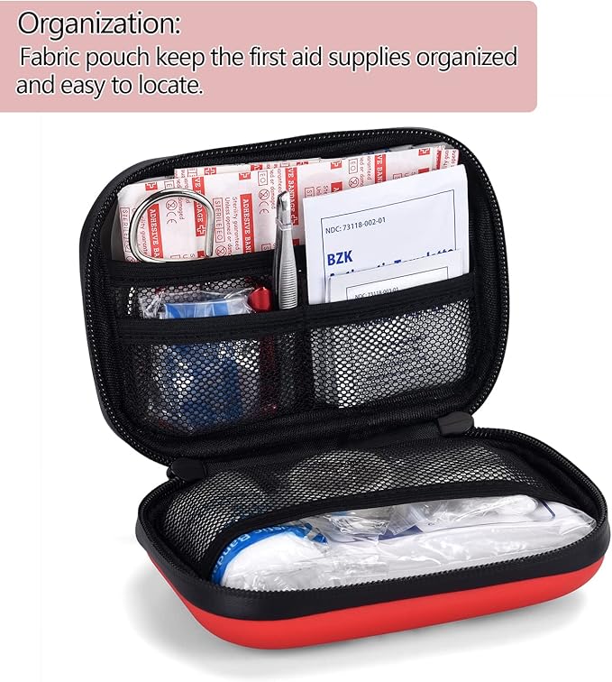 Mini First Aid Kit -Small Waterproof Hard Shell Medical Kit - Image 4