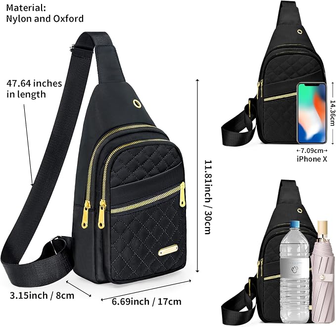 Small Sling Bag For Women Men Casual Crossbody Sling Backpack - Image 2