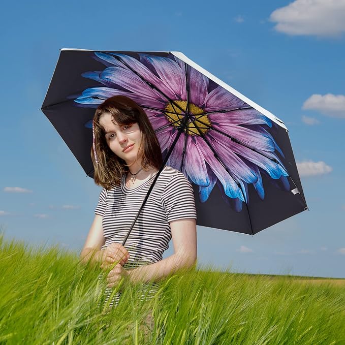 G4Free UPF 50+ UV Protection Large Travel Umbrella 42/46 Inch Auto Open Close - Image 6