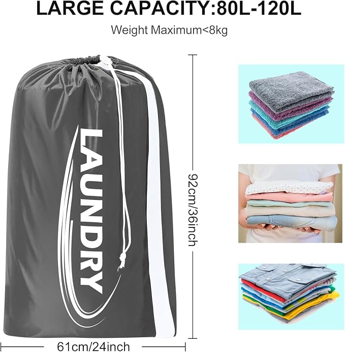 Sylfairy 2 Pack XL Laundry Bag - Image 6