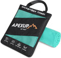APEXUP Microfiber Travel Towel, Ultra Absorbent Quick Dry Towels, Lightweight by APEXUP