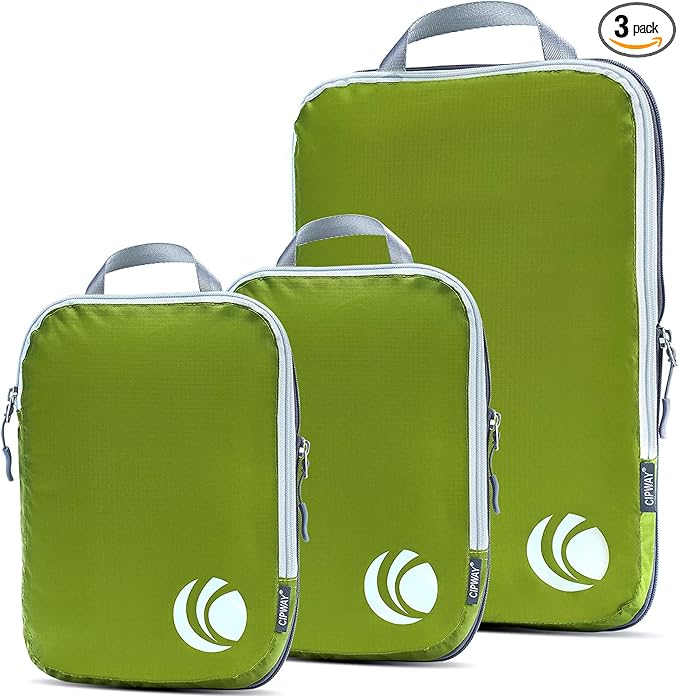 Cipway Compression Packing Cubes Set, Ultralight Expandable Travel Packing by Cipway