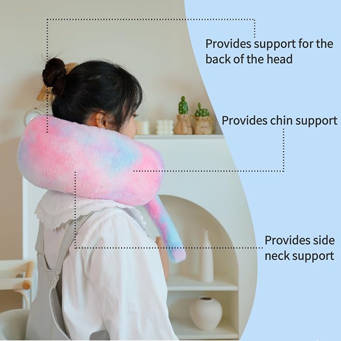Travel Pillow Multifunctional Airplane Travel Neck Pillow Provides Neck and - Image 4