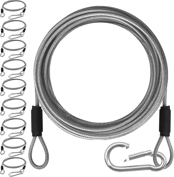 1/8 inch Stainless Steel Security Cable by VIVBOO