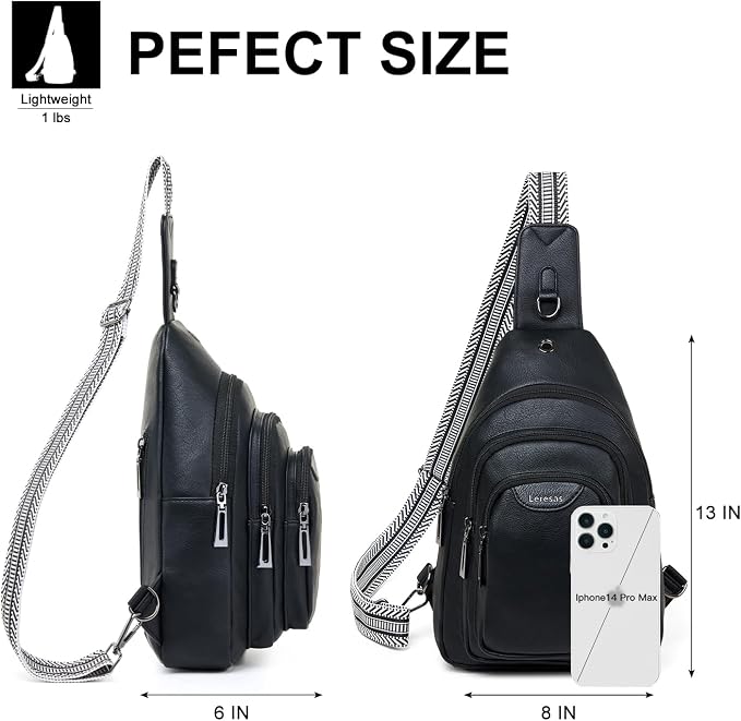 10L Crossbody Sling Bag for Women Men Anti Theft Cross Body Fanny Pack Belt Bag - Image 3