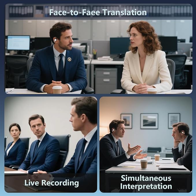 AI Language Translation Earbuds Real Time, Audifonos Traductores Inglés Español - Image 3