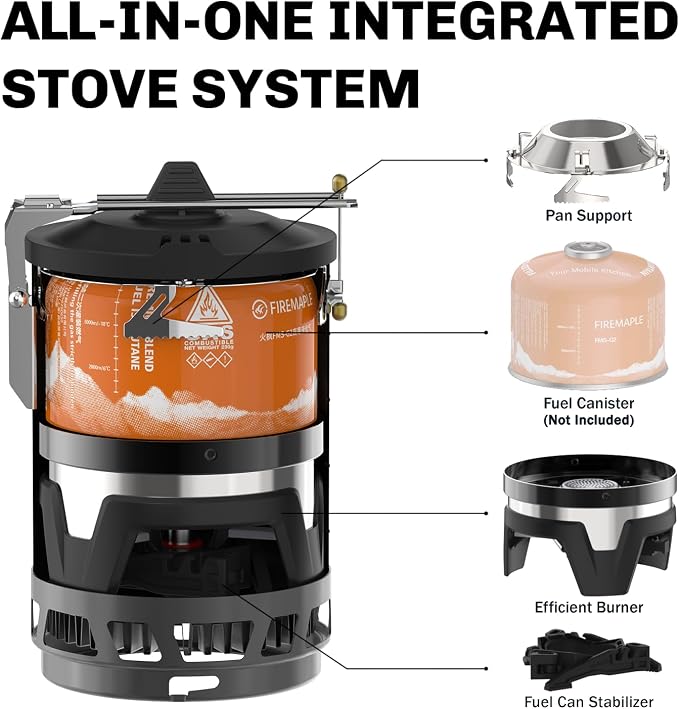 Fire-Maple Star X2 Pro Backpacking and Camping Stove-Fast Boiling, Compact and - Image 2
