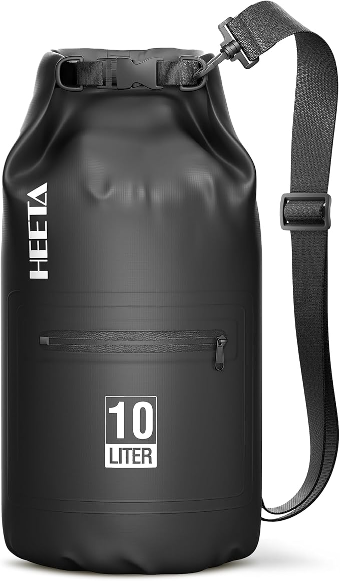 HEETA Waterproof Dry Bag with Front Zippered Pocket by HEETA
