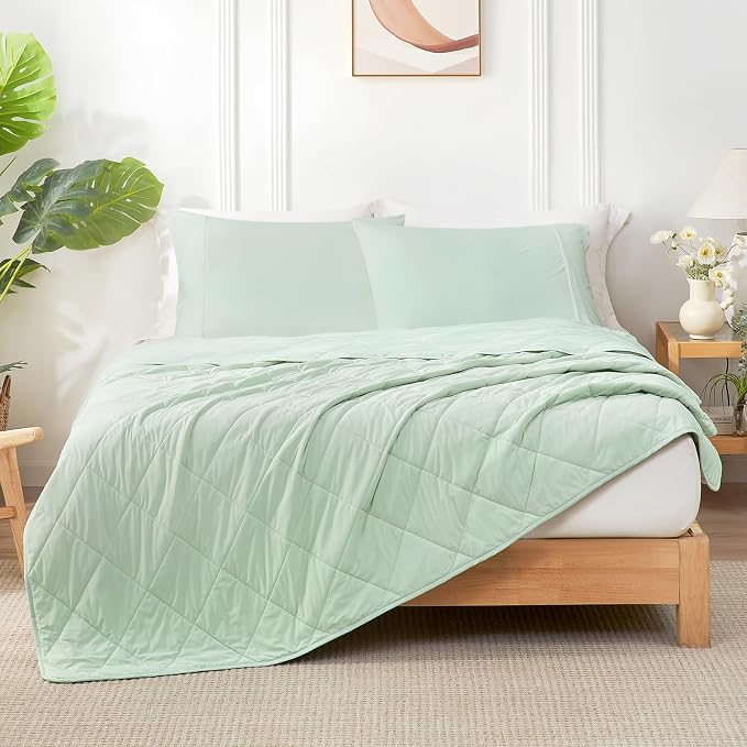Cozy Bliss Cooling Blanket for Hot Sleepers, Q-Max 0.4 Cooling Comfort Queen - Image 4