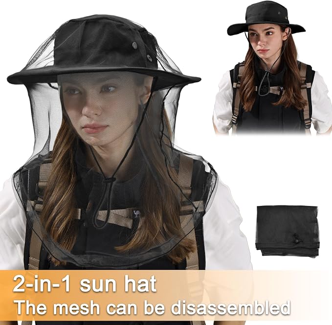 Sun Hats for Men Women Boonie Hat Foldable Fishing Hat UPF 50+ Bucket Hat for - Image 2