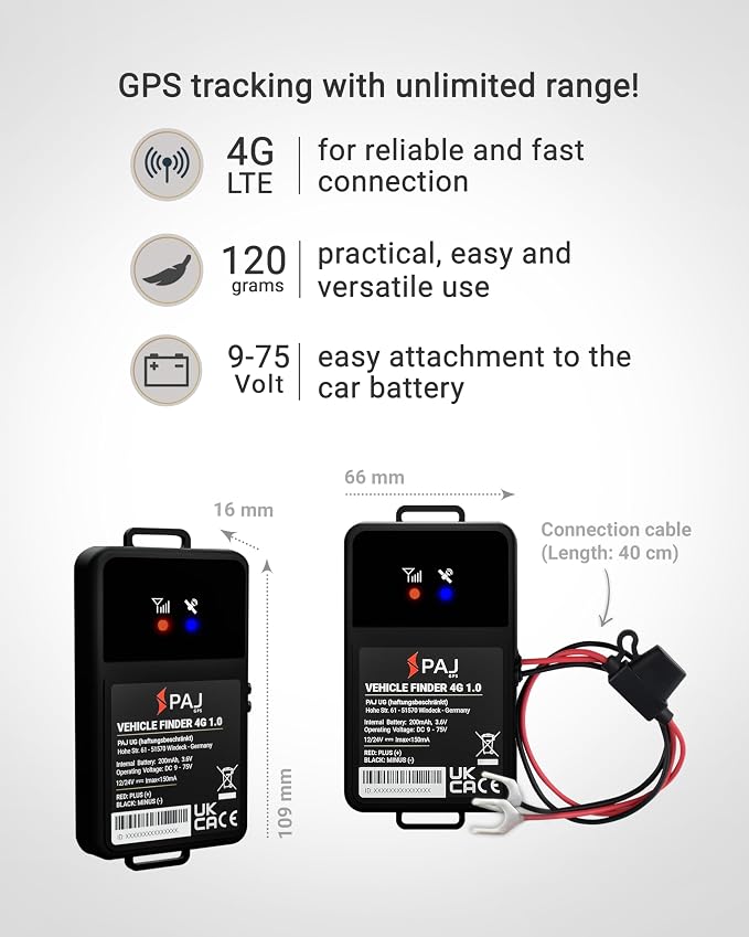 PAJ GPS Vehicle Finder 4G, 1.0 - Image 4