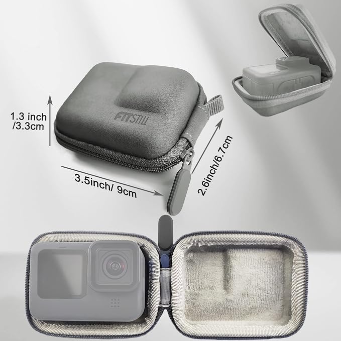 FiTSTILL Grey PU Mini Carrying Case - Image 7