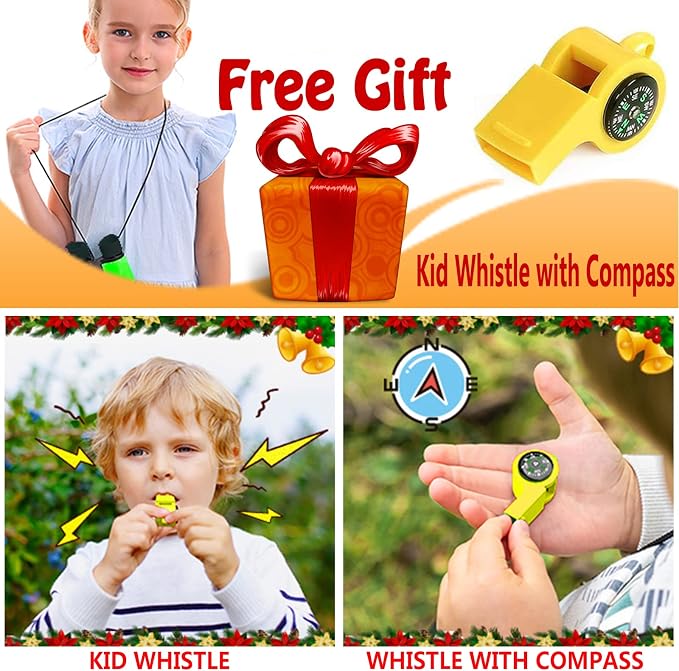 Kids Binoculars Best Gifts for 3-12 Years Boys Girls High-Resolution Optics - Image 8