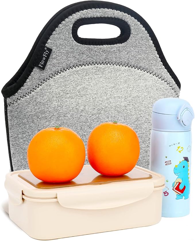 FlowFly Neoprene kids Lunch box Insulated Soft Bag Mini Cooler Thermal Meal - Image 6