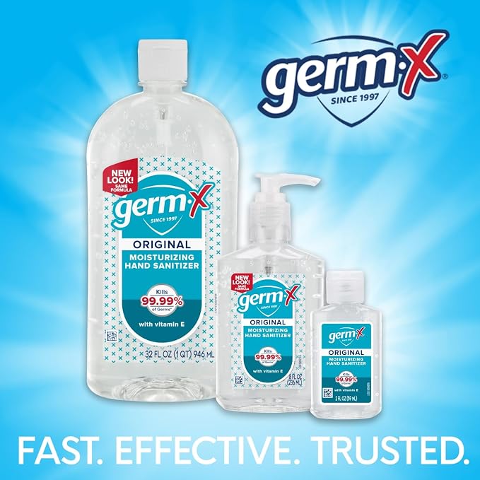 Germ-X Original Hand Sanitizer, Back to School Supplies, Non-Drying - Image 9