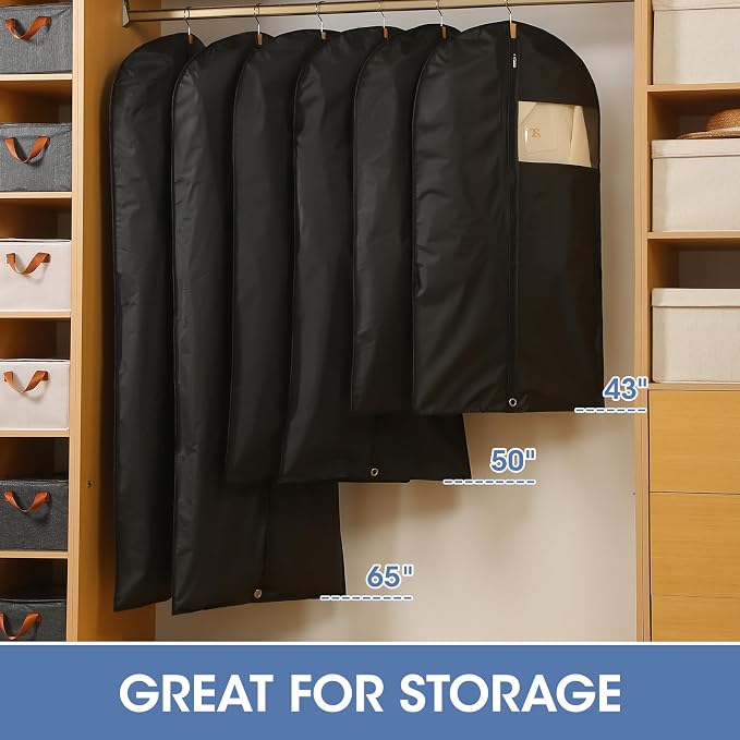 Dress Bags for Gowns, Dress Garment Bag, Uniforms（2 Packs） - Image 5