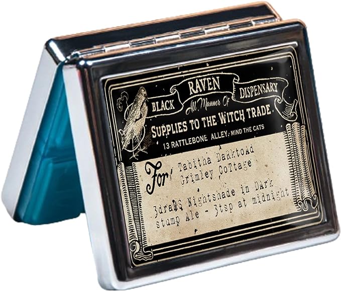 Silver Vintage Pill Box 7 Day Metal Pill Box - Image 4