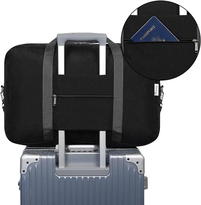 Narwey Carry on Luggage 22x14x9 Airline Approved Foldable Duffle Bag - Image 5