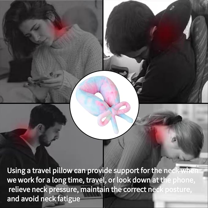 Travel Pillow Multifunctional Airplane Travel Neck Pillow Provides Neck and - Image 5