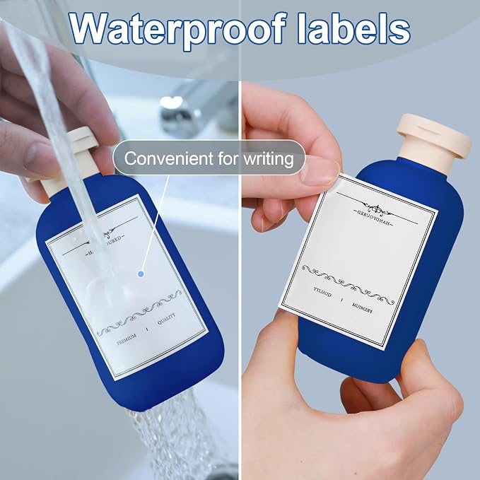ASEVAT 6.7oz Airtight Plastic Travel Shampoo Bottles, Travel Shampoo and - Image 8