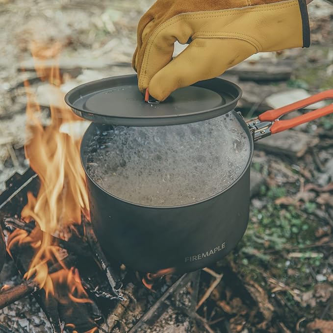 Fire-Maple Feast 4 Piece Camping Cookware Cookware Cookware Kit Outdoor - Image 5