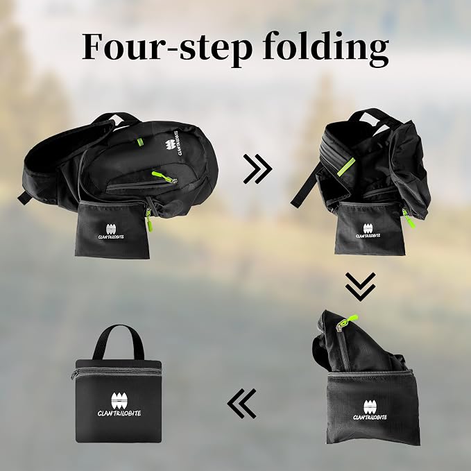 Small Sling Backpack, Lightweight Crossbody Backpack, Foldable Cross Body Bag - Image 7
