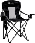 Mesh Folding Camping Chairs for Adults, Oversized Portable Outdoor Chairs by VOYSIGN