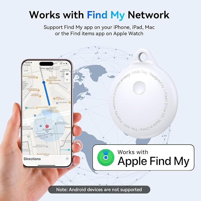 Tags-4 Pack, Smart Bluetooth Tracker Work - Image 2