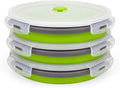 CARTINTS 1200ml Large Collapsible Meal Prep Containers, Reusable Silicone Food by CARTINTS