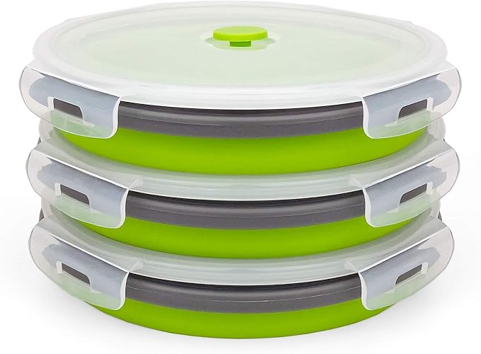 CARTINTS 1200ml Large Collapsible Meal Prep Containers, Reusable Silicone Food by CARTINTS