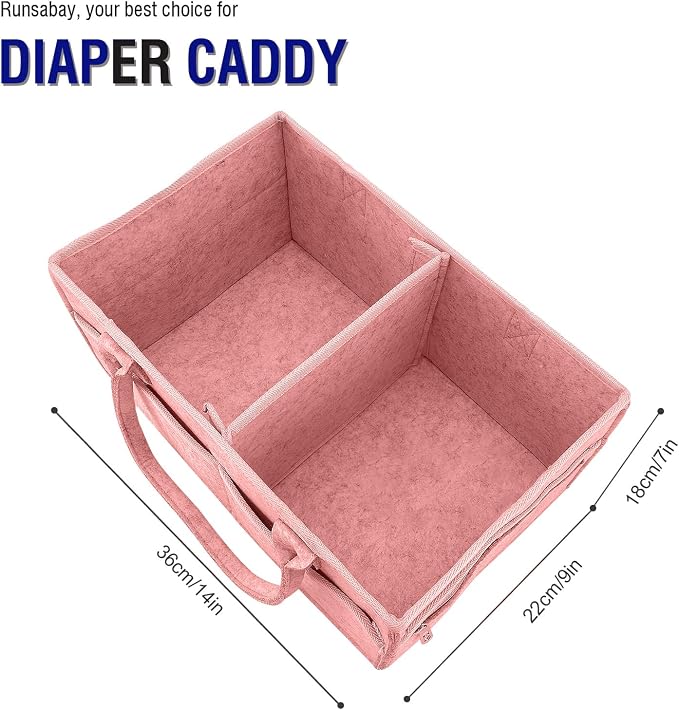 Runsabay. Diaper Caddy Organizer - Image 2