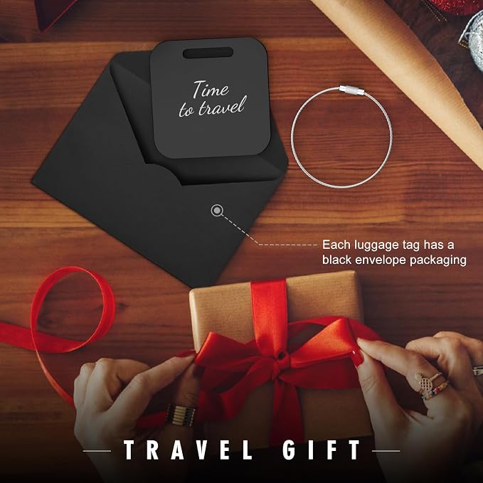 Personalized Engraved Metal Luggage Tags - Image 7