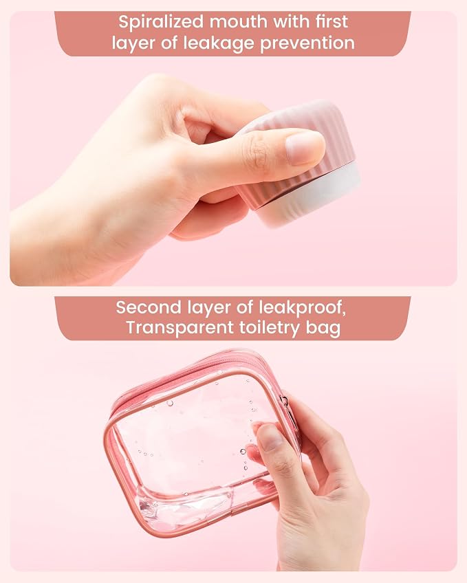 Travel Containers for Toiletries 4 Pack, TSA Approved Travel Size Toiletries - Image 8
