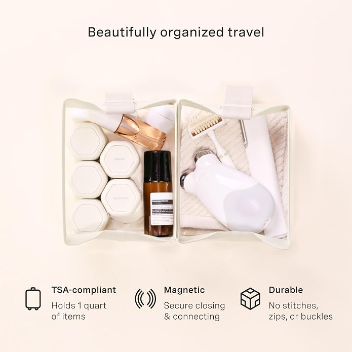 Cadence Parcel - Clear Dopp Kit - Durable and Leak-Resistant Travel Toiletry - Image 3