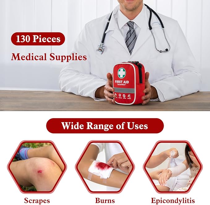 SuccorWare130 Pieces First Aid Kit - Image 3