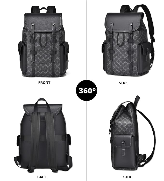 KingTo Laptop Backpack for Men Luxury Anti-Theft Travel Backpack Casual - Image 3