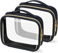 Travel Toiletry Bag, 2 Pack Clear Makeup Bags by FAYORORY