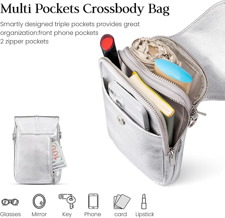befen Genuine Leather Small Crossbody Bags - Image 3