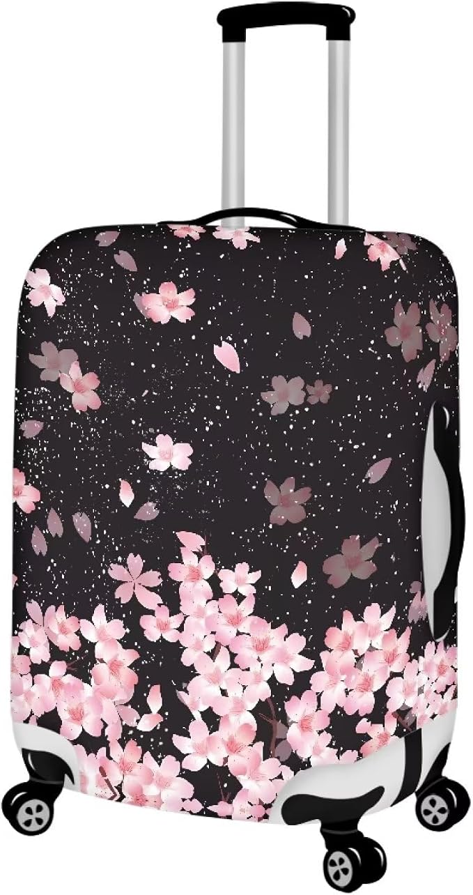 Cherry Blossom Luggage Covers Protector Elastic Trolley Baggage Case Fit 22-25 - Image 2