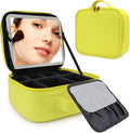 Travel Makeup Bag with LED Mirror Travel Makeup Organizer with 3 Lighted by Unknown