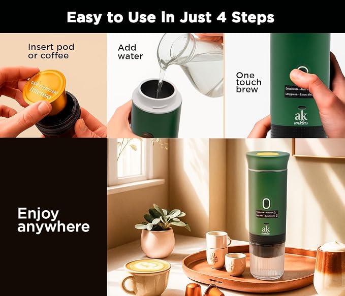 3-in-1 Portable Coffee Maker – Electric Espresso Machine - Image 5